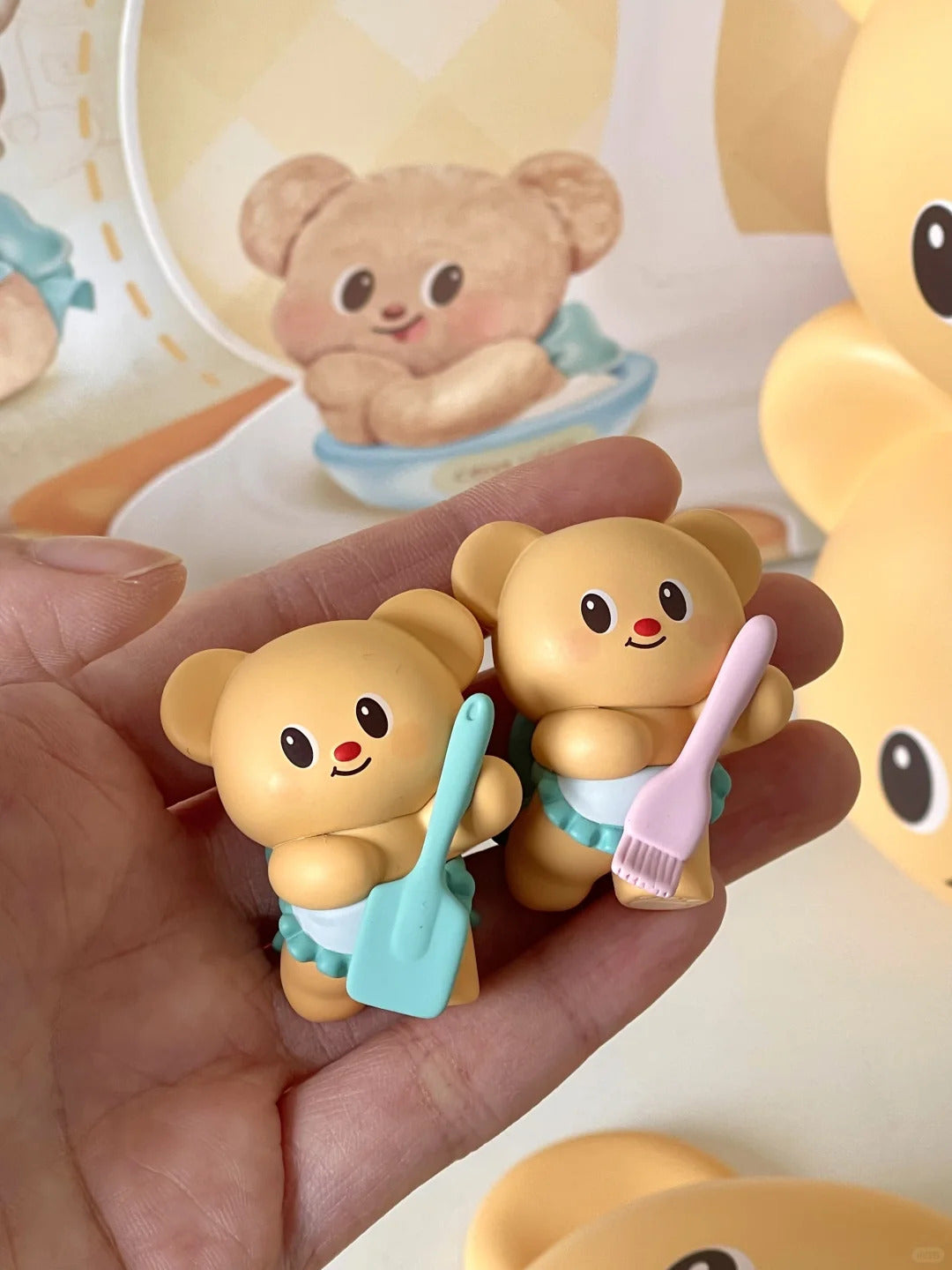 Butter bear 3個セット　シークレット付き Butter Bear blind box doll ( 3 pcs in box ) – Joykawaii