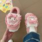 Sanrio Fluffy Plush Slippers House Slippers Winter Slippers for Women