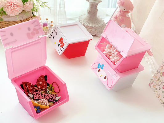 Sanrio Desktop flip storage box