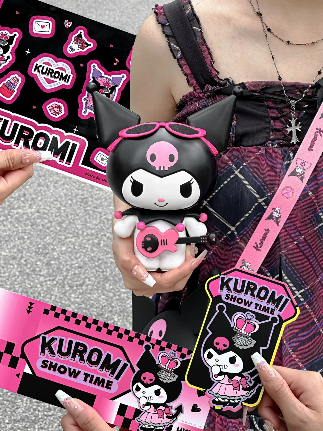 Kuromi Guitar Bluetooth Speaker BIG BAND Speaker Gift box – Joykawaii