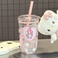 My melody Straw Cup Water Bottle 450ml