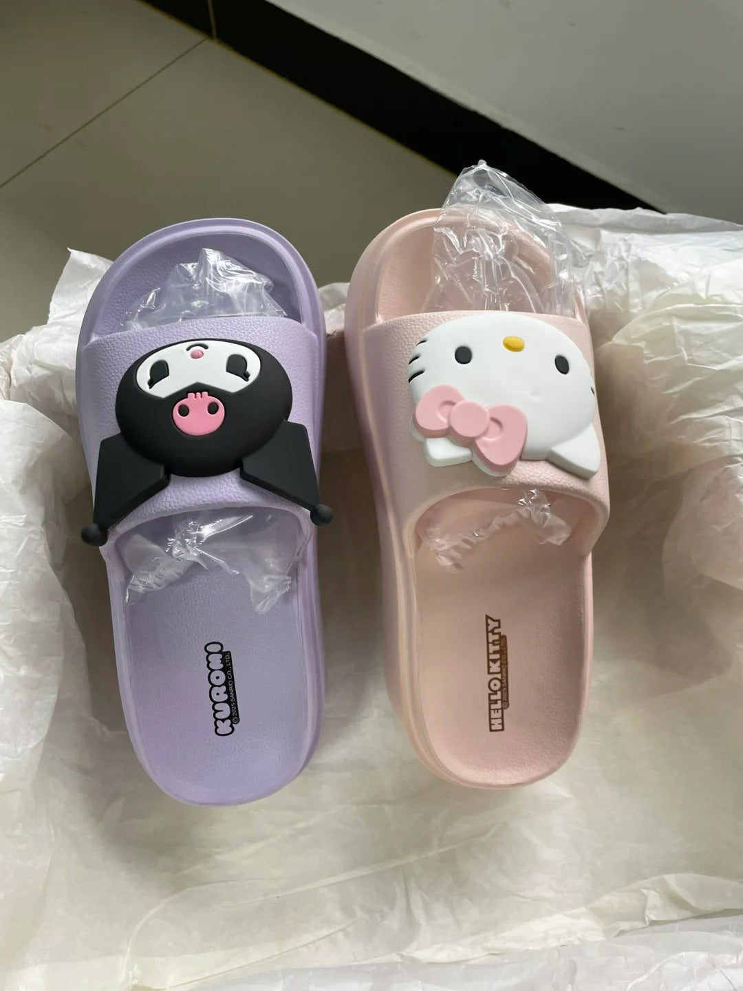 Sanrio Thick soled Sandals Kuromi platform slippers