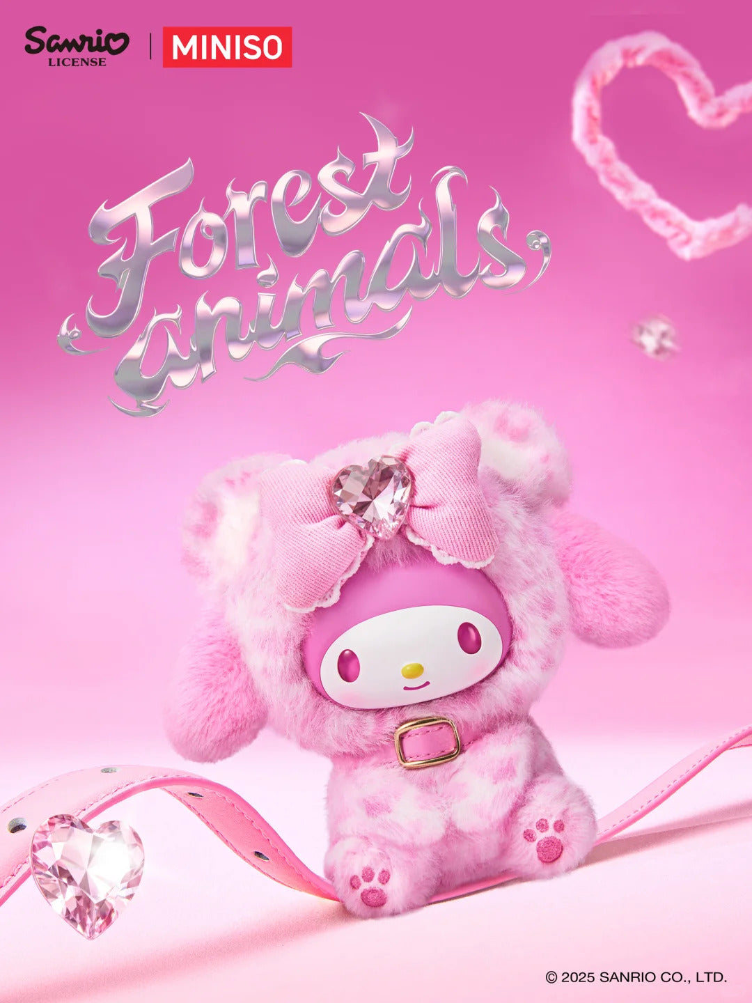 Sanrio Forest Animals Series Vinyl Plush Blind Box Keychain