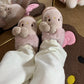 Hello Kitty Fuzzy Slippers Indoor Outdoor Slippers