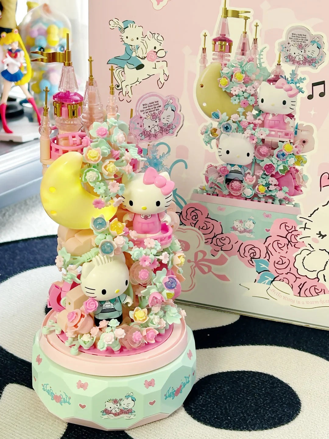 Sanrio Moonlight Love Song Building Block Music Box