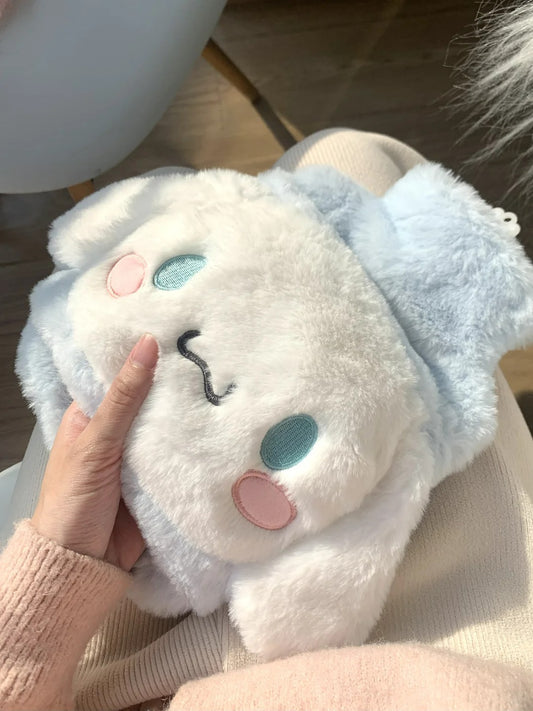 Sanrio Hot Water Bottle Bag irrigation  1000ML  Female Plush Warm Hand