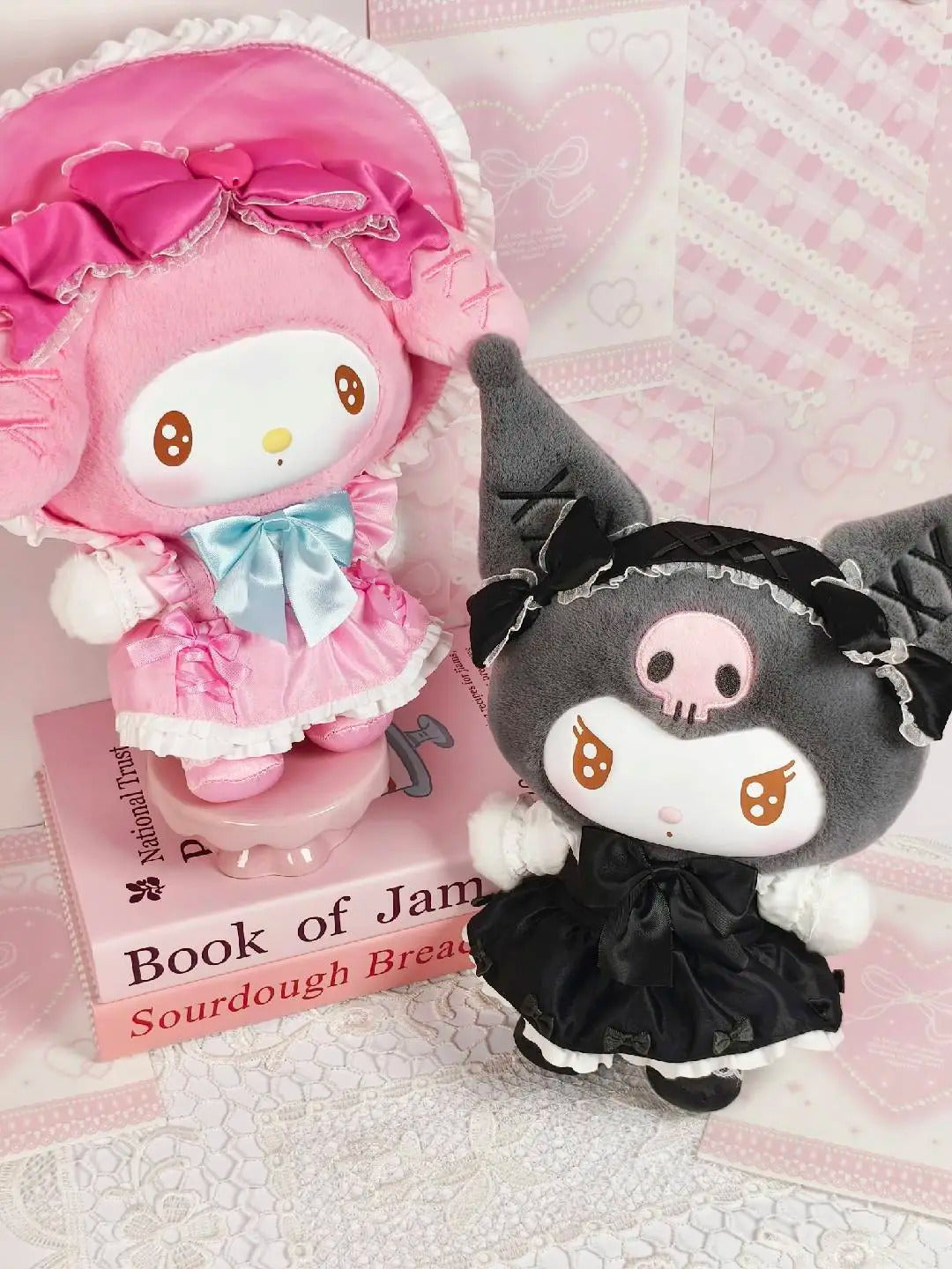 Kuromi and My melody Sweet Fairy Tale Series Plush Doll Figures