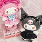 Kuromi and My melody Sweet Fairy Tale Series Plush Doll Figures
