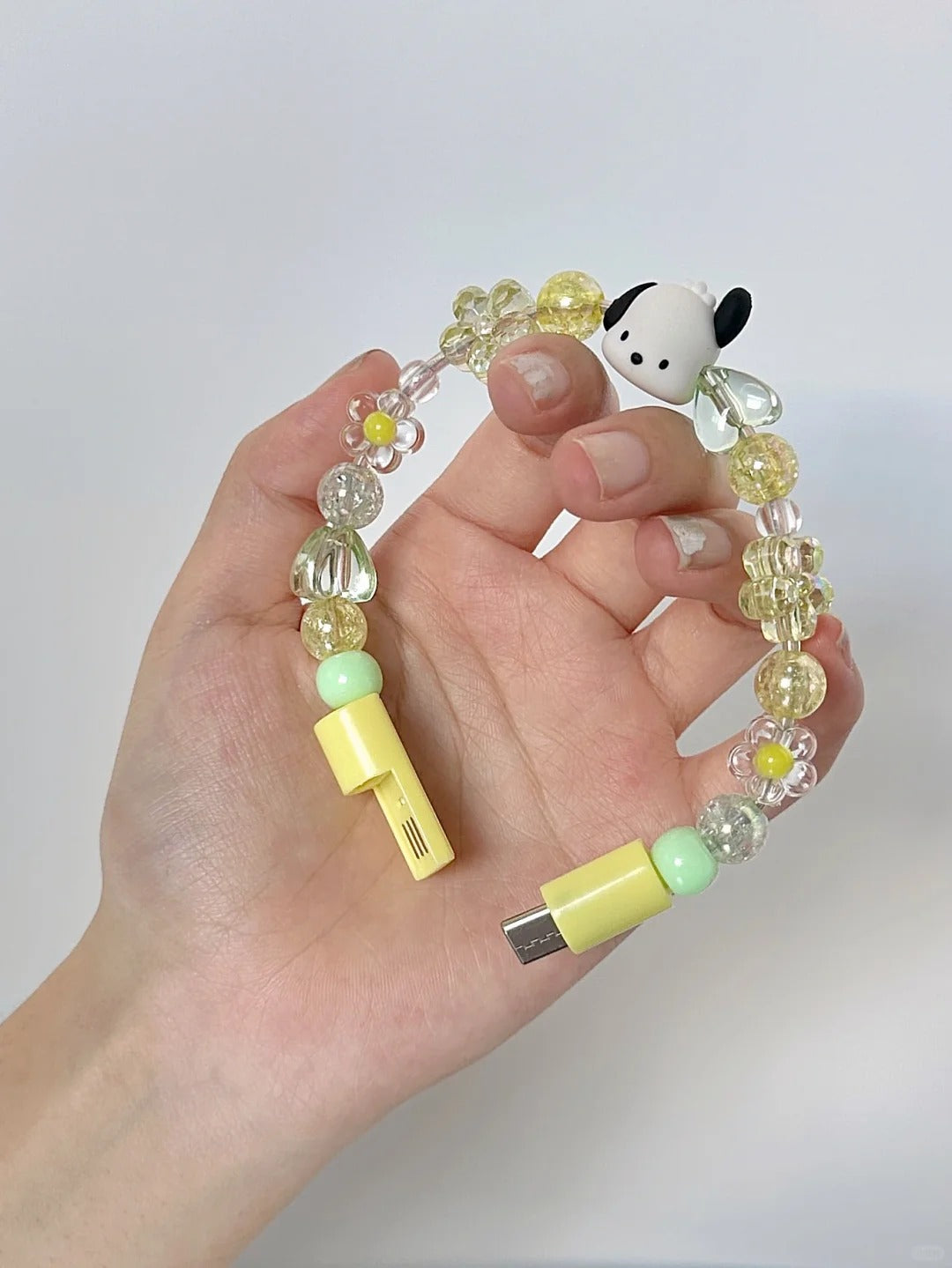 Sanrio Kuromi Pochacco Bracelet  Charging Cable Girls Gifts