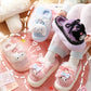 Sanrio Plush Fluffy Slippers House Slippers