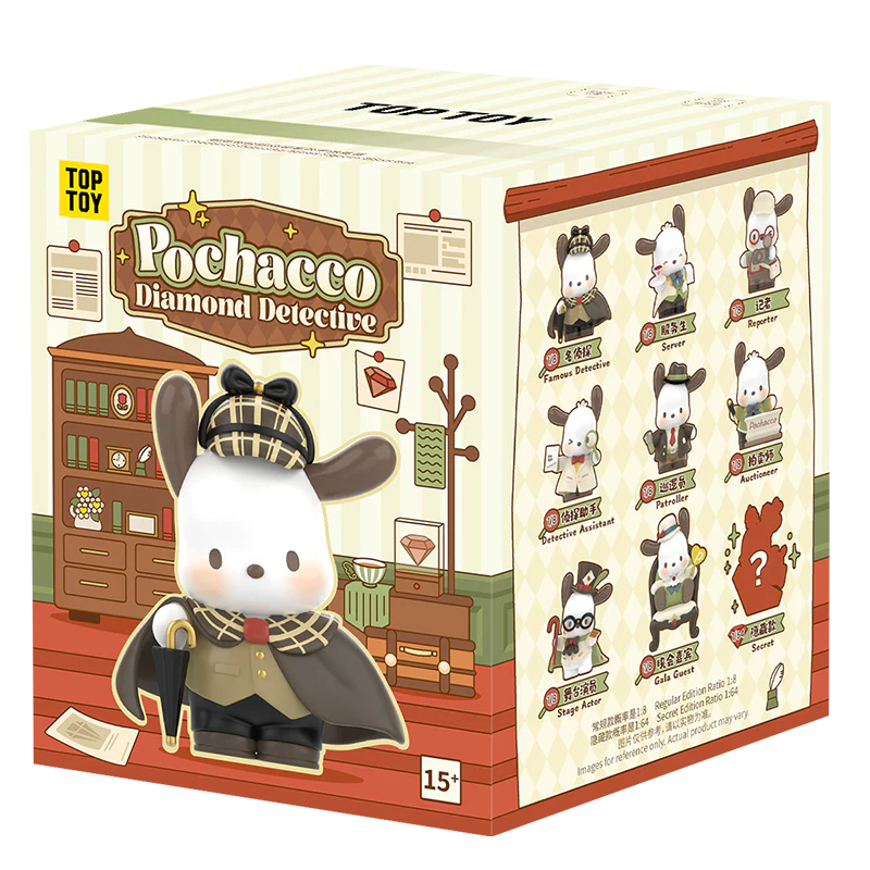 Pochacco Diamond Detective Series Figures Blind Box