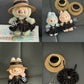 Black  Clothes Set(NO DOLL) Accessories Suit Cute Clothes for Labubu Dress up