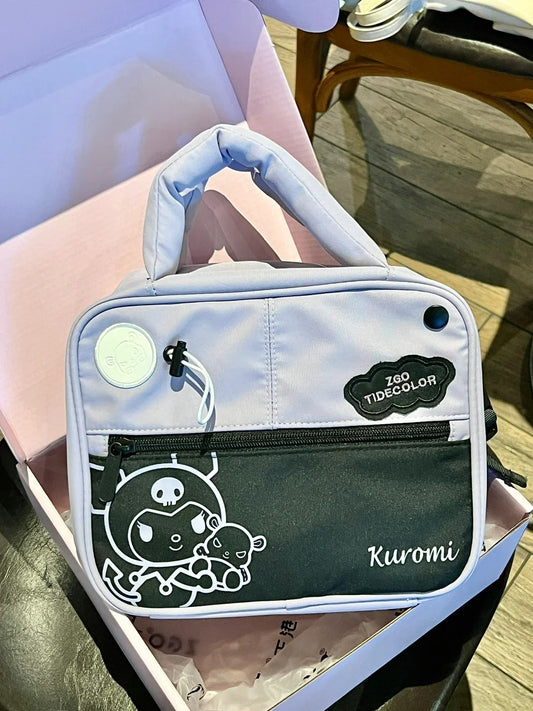 Kuromi and Hello Kitty make up bag