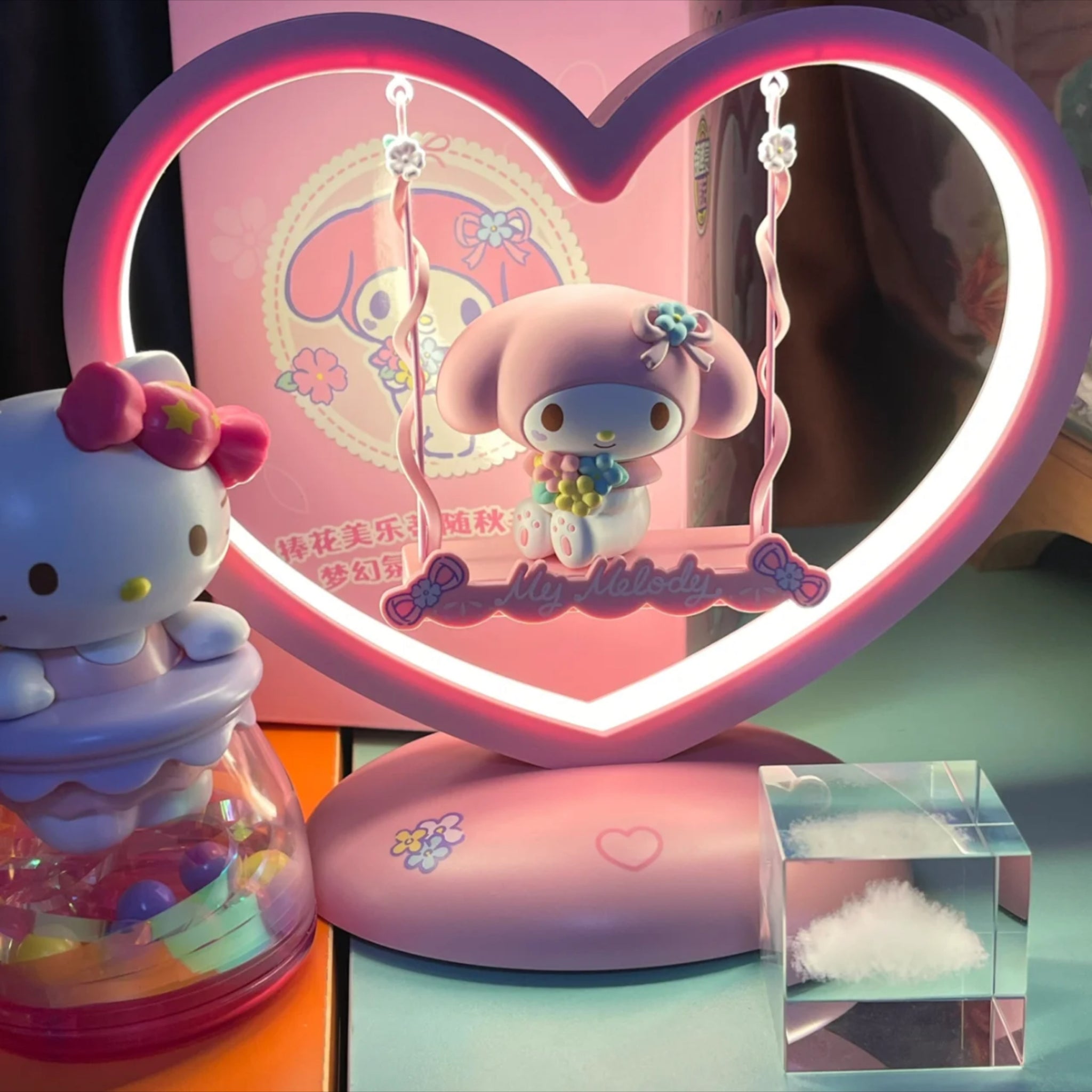 Sanrio My Melody blinking swing decorative ornament table lamp outlet