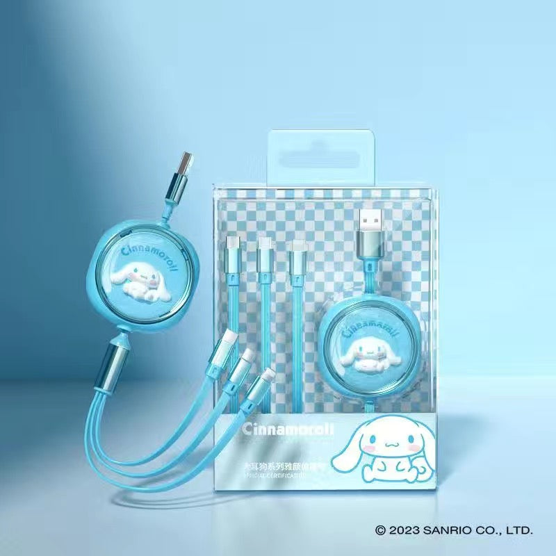 Sanrio 3in1 Charging cable