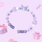 Sanrio Kuromi Pochacco Bracelet  Charging Cable Girls Gifts