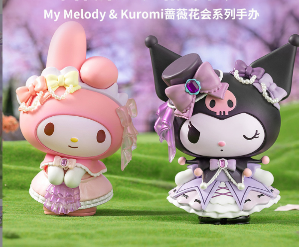 Sanrio  My Melody Kuromi Rose Party Large Figure