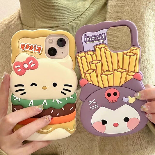 Sanrio hamburger Phone Case