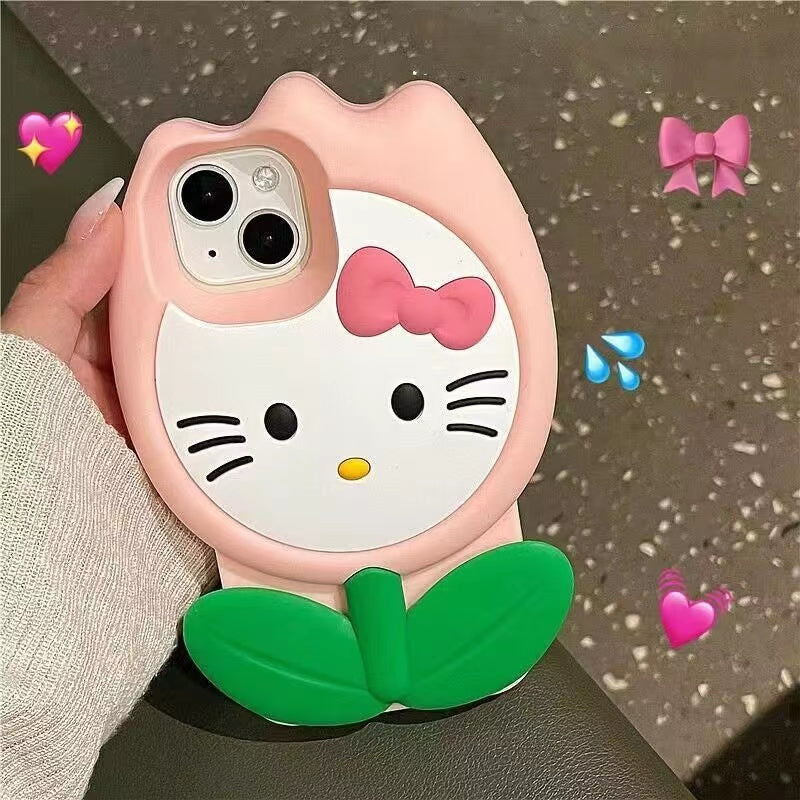 Hello Kitty flower phone case