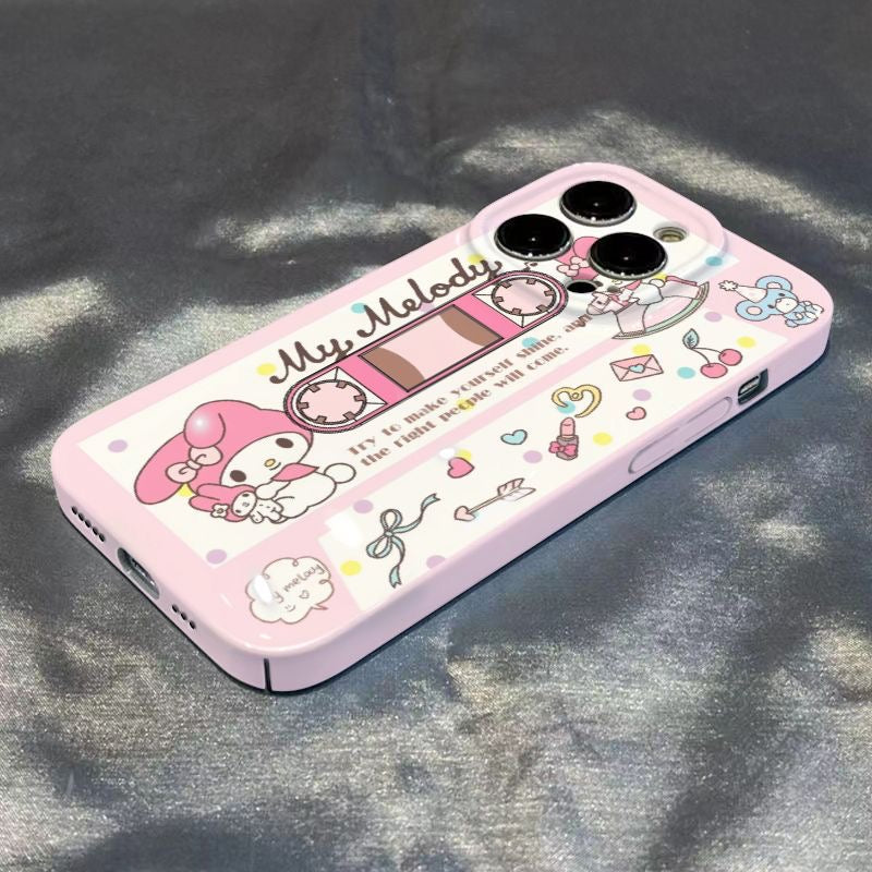 Pochacco / My melody hard phone case