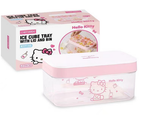 Juego de cajas de almacenamiento y fabricación de hielo de Hello Kitty