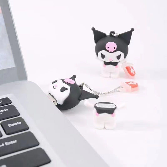 Kuromi U Disk Keychain