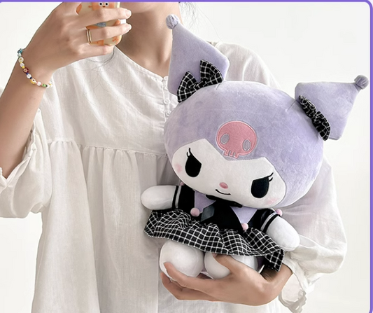 Kuromi Plush Uniform series 15in