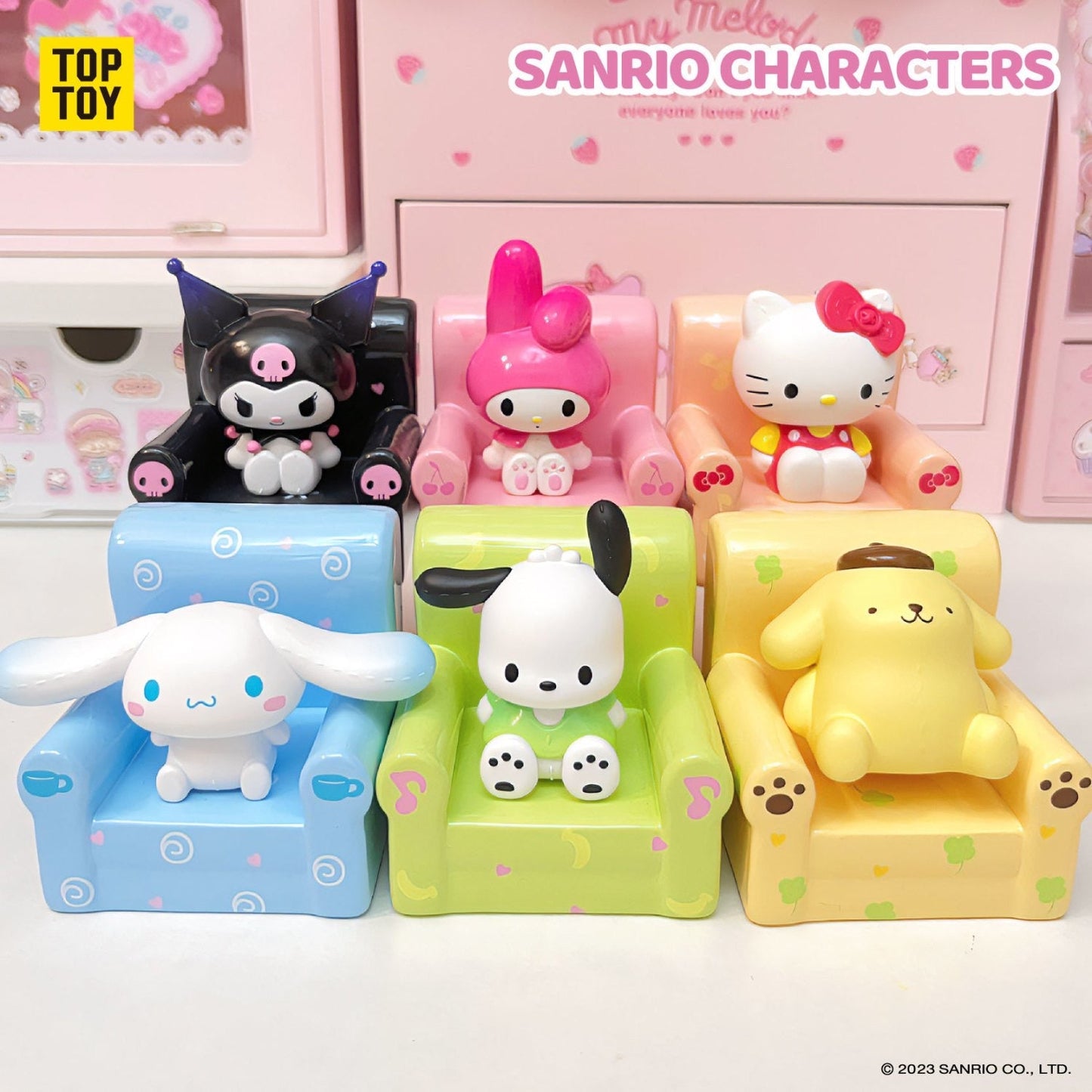 [OPEN BOX] Sanrio Characters Sitting Dolls