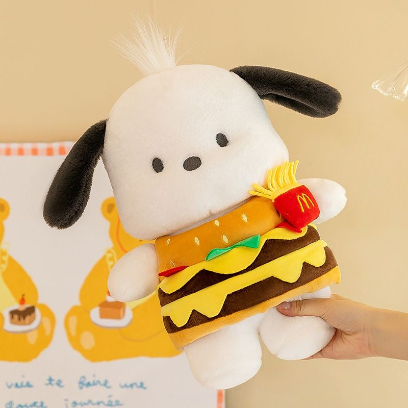 Kawaii Dog Big Mac Plushie