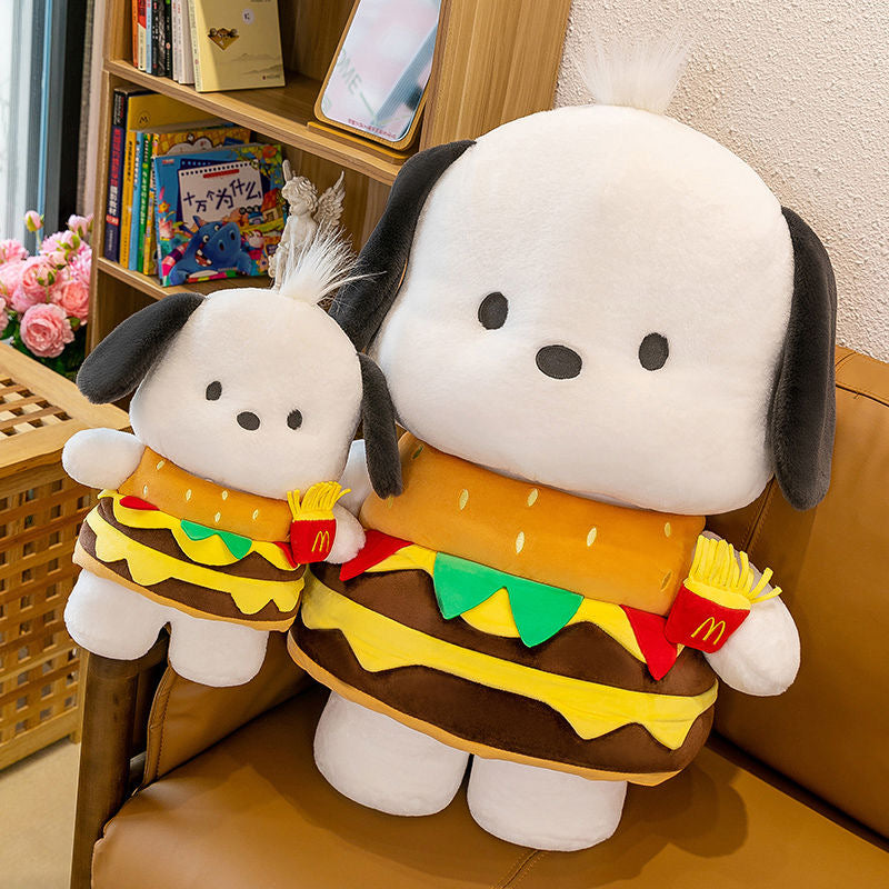 Kawaii Dog Big Mac Plushie