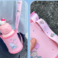 Sanrio Water Bottle insulated stainless steel vacuum bottle with PU Leather Sleeve 500ml