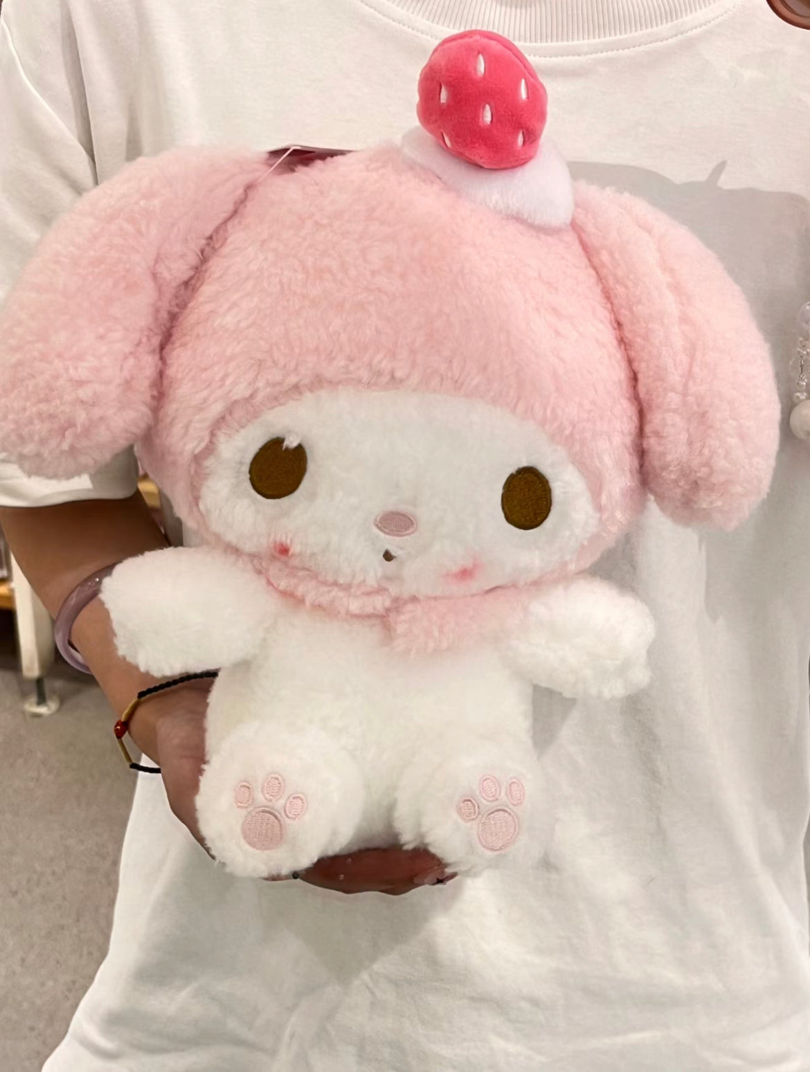 Sanrio Plush doll with Strawberry on head