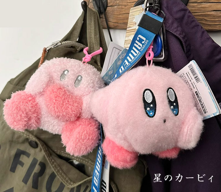 Portachiavi Peluche di Star Kirby con fiocco rosa – LuccaFan STORE