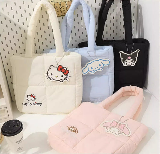 Sanrio Down-filled Fabric Tote Bag