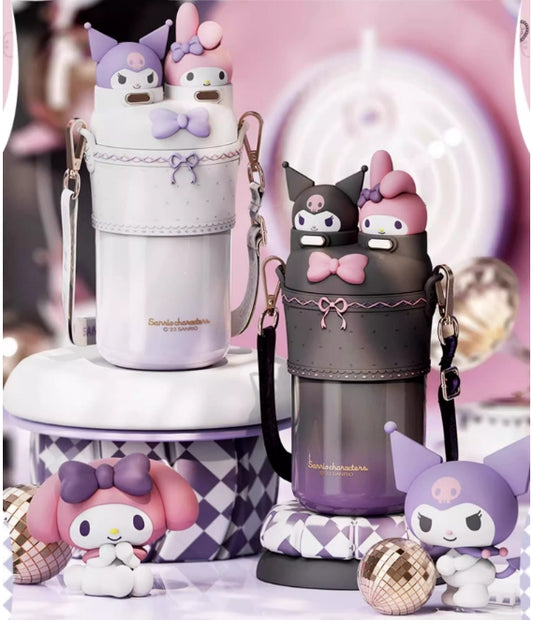 My Melody with Kuromi vacuum bottle 550ml