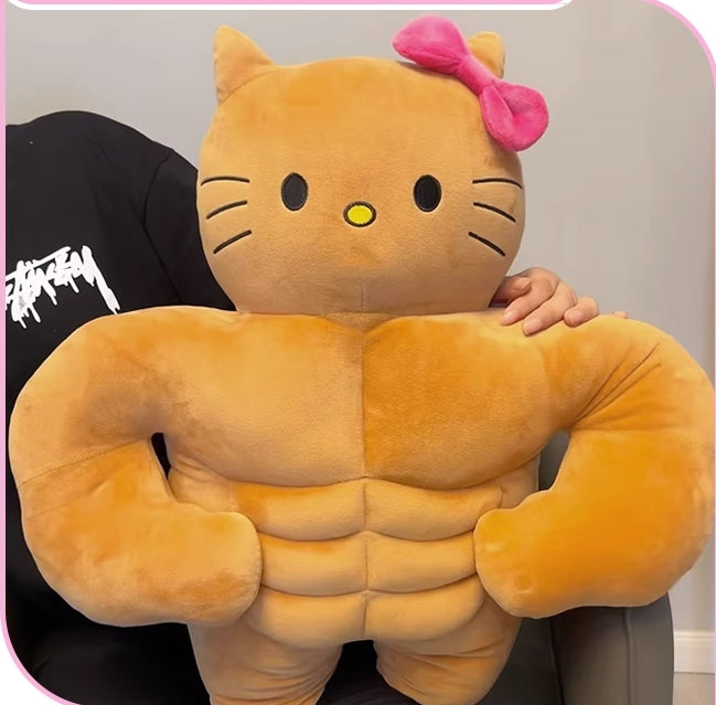 Hello kitty stuff toy human best sale size