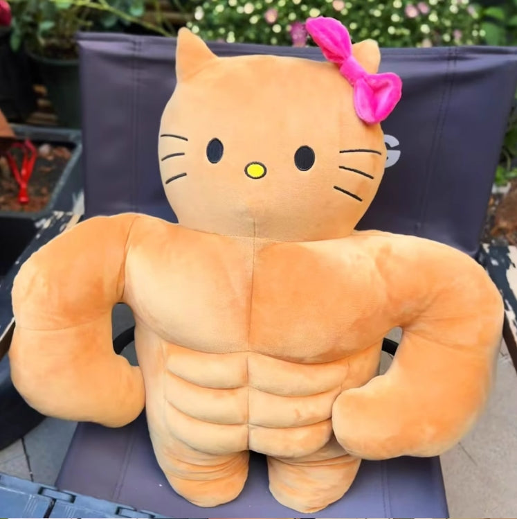 Giant hello deals kitty stuffed animal