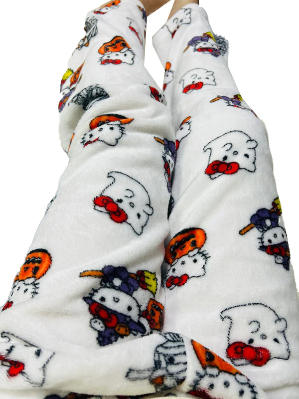Hellokitty Halloween Fuzzy Pants