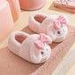 Sanrio Parent-Child  Warm home plush shoes