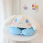 Sanrio Hooded U-Shaped Pillow,  Travel Hat ,Portable Blackout Nap Neck Protection 2-In-1