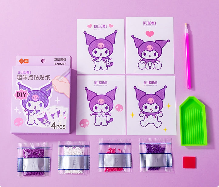 Hello Kitty Diamond Painting Full Diamond Sticker Stationery