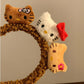 Hellokitty Hawaiian Cute Plush Hair Hoop