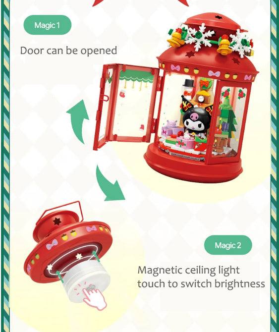 Kuromi Christmas Building blocks night light