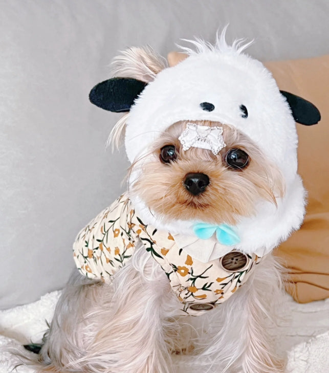 Sanrio Fluffy Headwear For Pets,cute cat hat