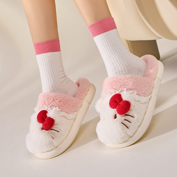 Sanrio Fuzzy Slippers House Cute  Slippers