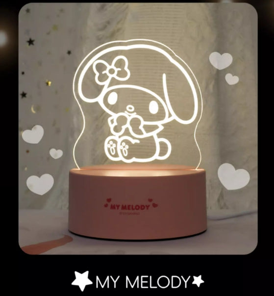 Sanrio Acrylic Nightlight