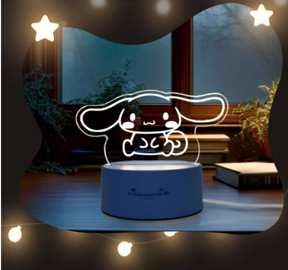 Sanrio Acrylic Nightlight
