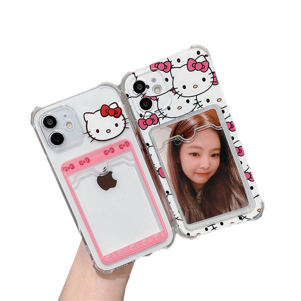Hello Kitty Phone case with card holder – Joykawaii Hello Kitty Phone case with card holder – Joykawaii