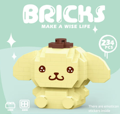 Sanrio Building Blocks Сглобени строителни блокове Мини играчки Кукли