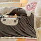 Sanrio Plush Plush Blanket Double-layer Thickened Winter Office Nap Blanket Sofa Noon Nap Coral Velvet Blanket